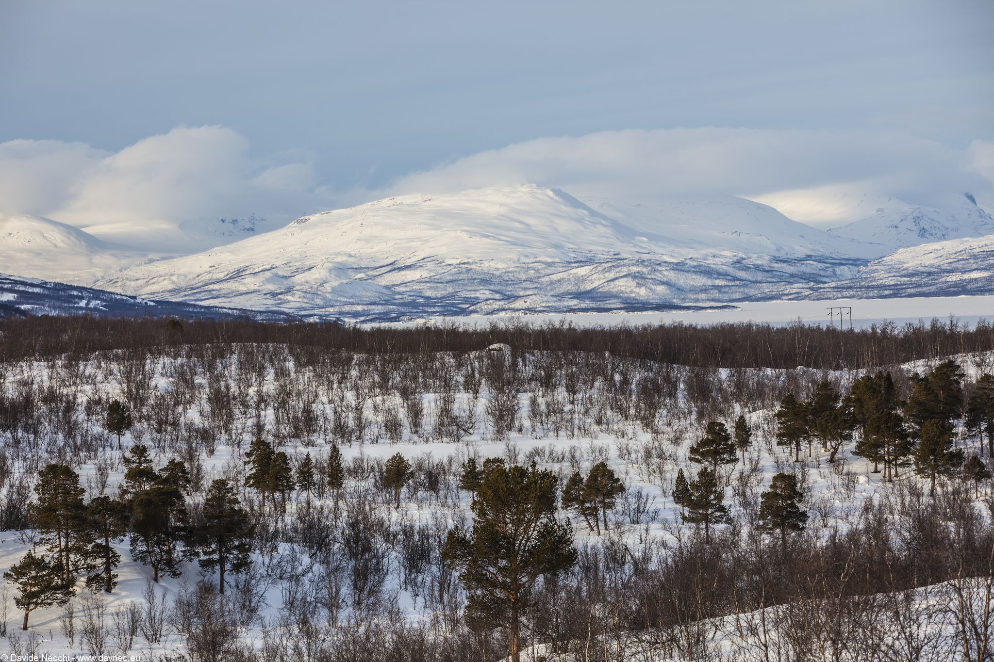 Addentrandosi nel parco lungo il Kungsleden