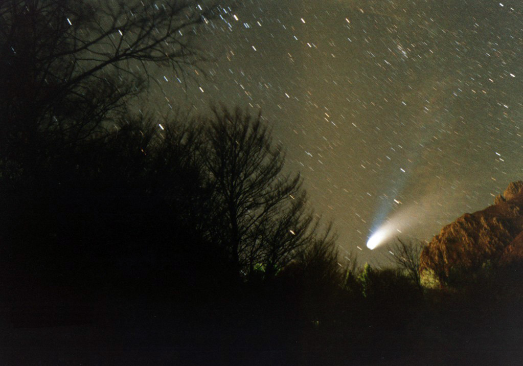 La cometa Hale-Bopp nel 1997, l'inizio della mia epoca fotografica