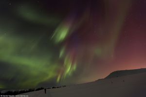 Aurora Boreale a Kiruna, Svezia