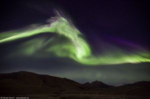 Aurora in islanda