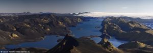 Panorama del Langisjor dallo Svenistindur
