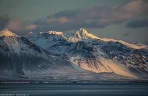 La costa della Snæfellsnes in inverno