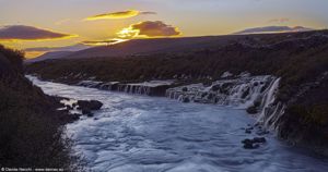 Le cascate Hraunfossar